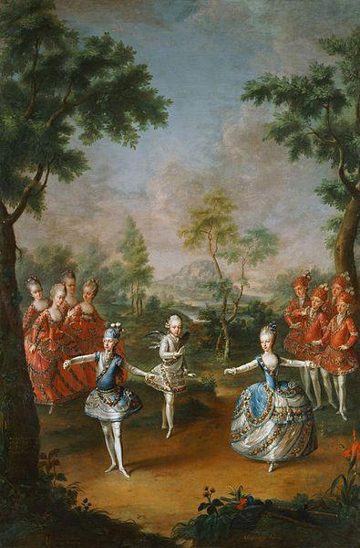 Johann Georg Weikert Fete Organized to Celebrate the Marriage of the Emperor Joseph II oil painting picture